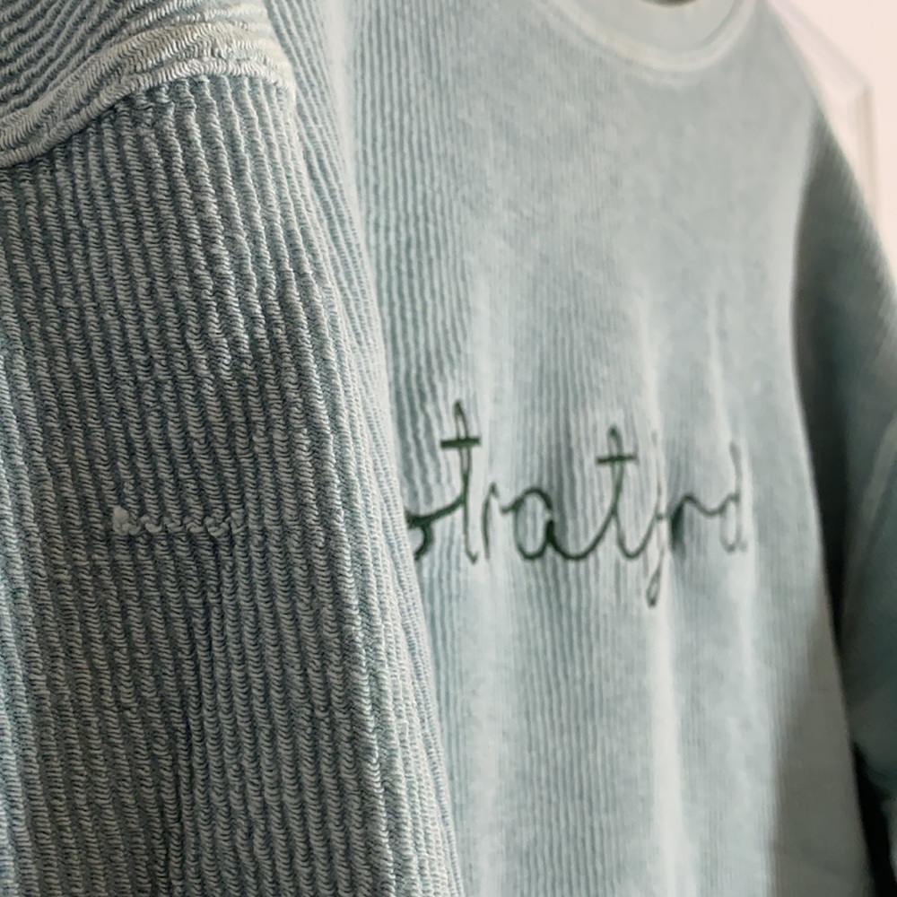 Charles River Apparel Sea Green Ribbed Longsleeve - Picture 4 of 4